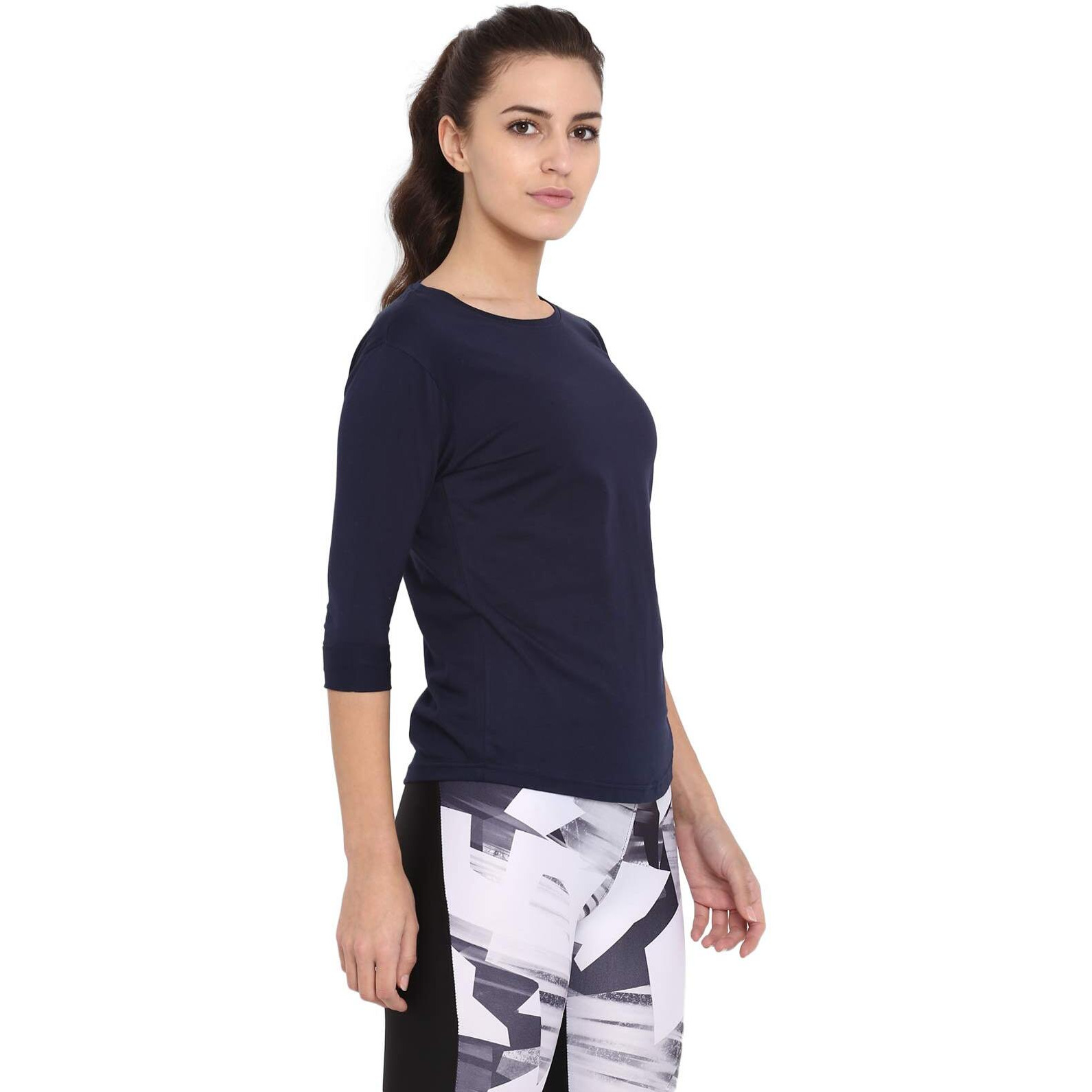 Ap pulse Women s 3/4 Rollover Sleeve Tshirt