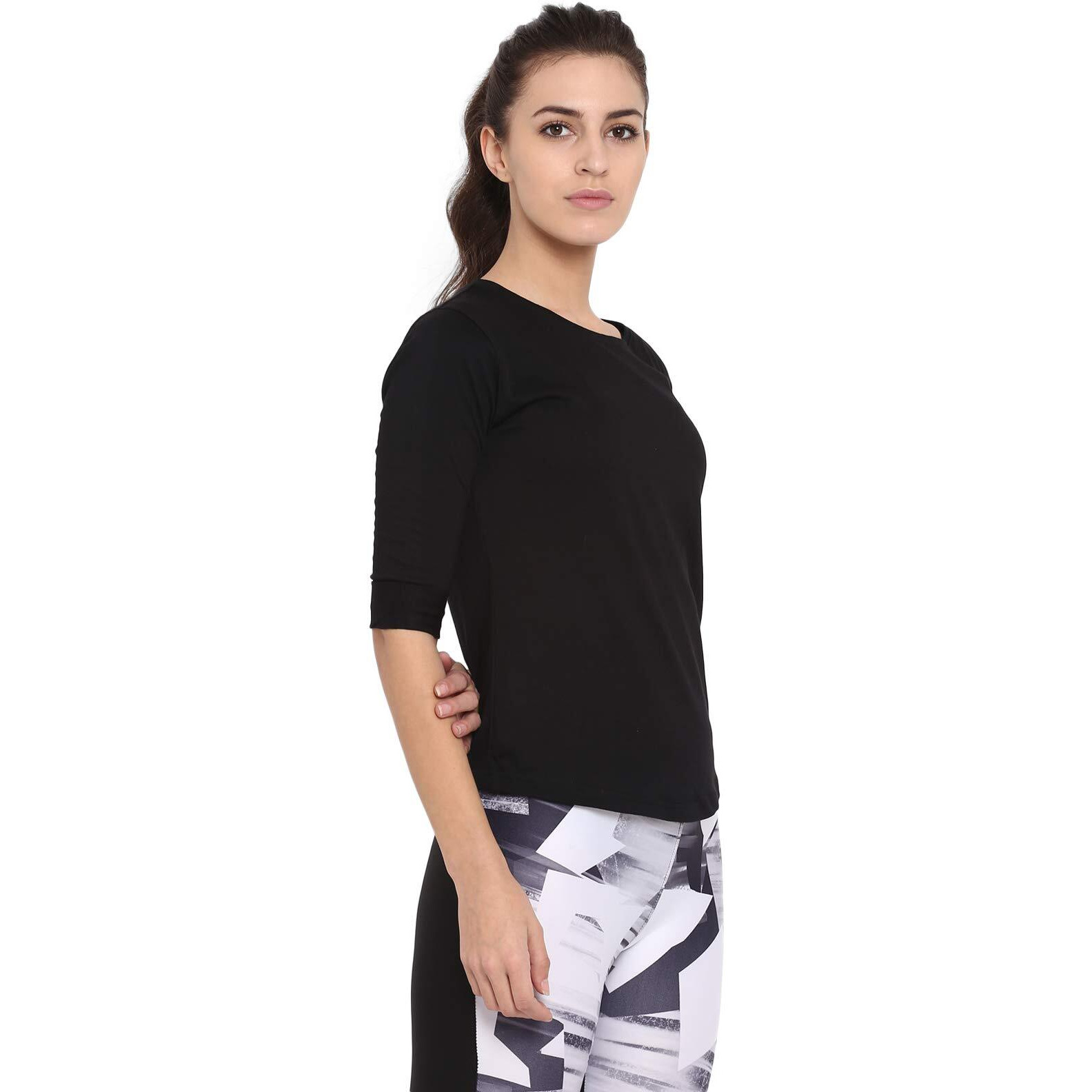 Ap pulse Women s 3/4 Rollover Sleeve Tshirt
