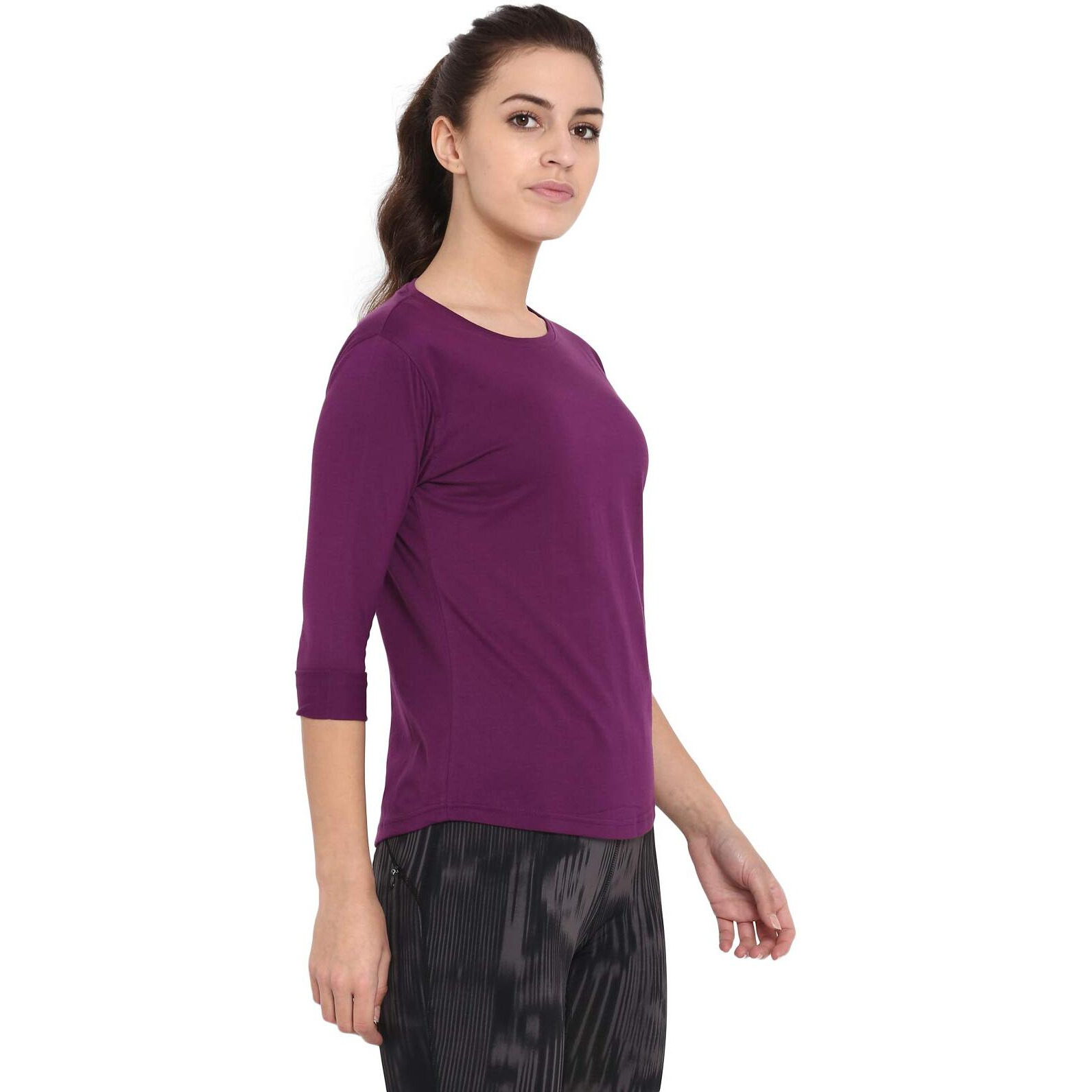 Ap pulse Women s 3/4 Rollover Sleeve Tshirt