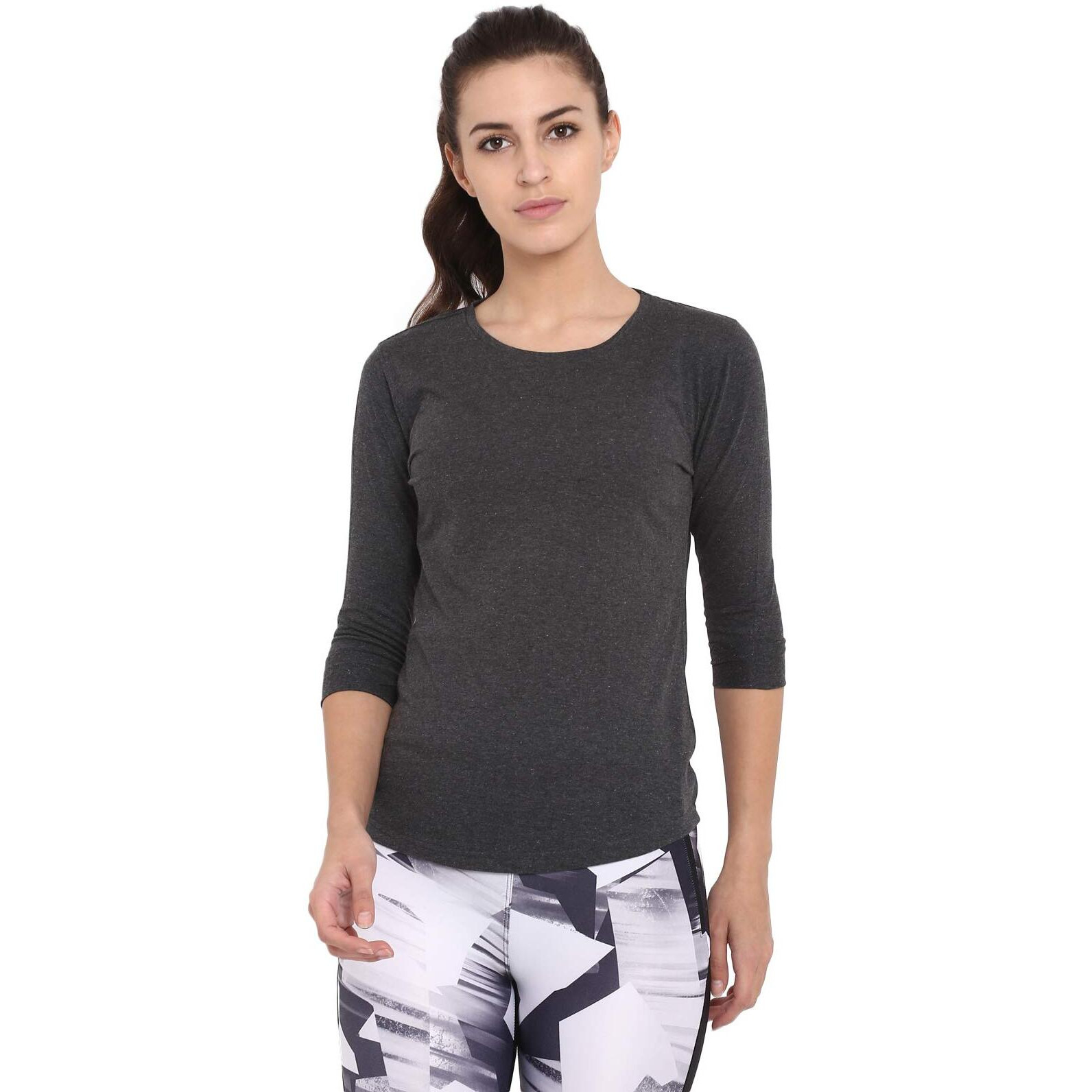 Ap pulse Women s 3/4 Rollover Sleeve Tshirt