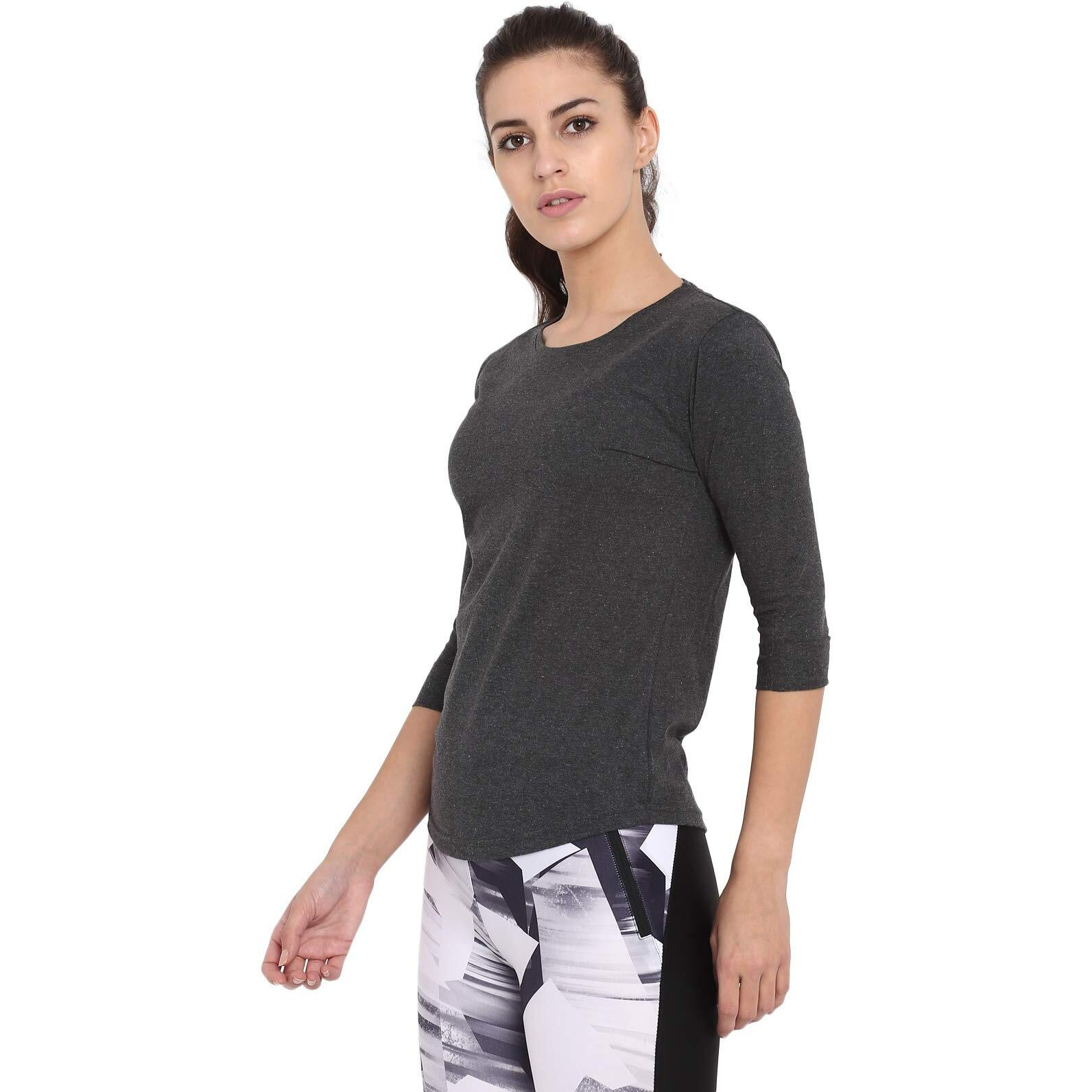 Ap pulse Women s 3/4 Rollover Sleeve Tshirt