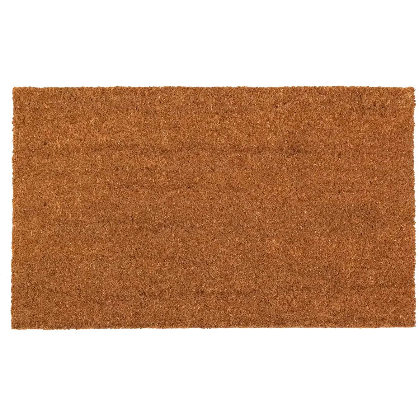 Onlymat Solid Rectangular Door Mat (Beige, Coir, 60 X 40Cm)