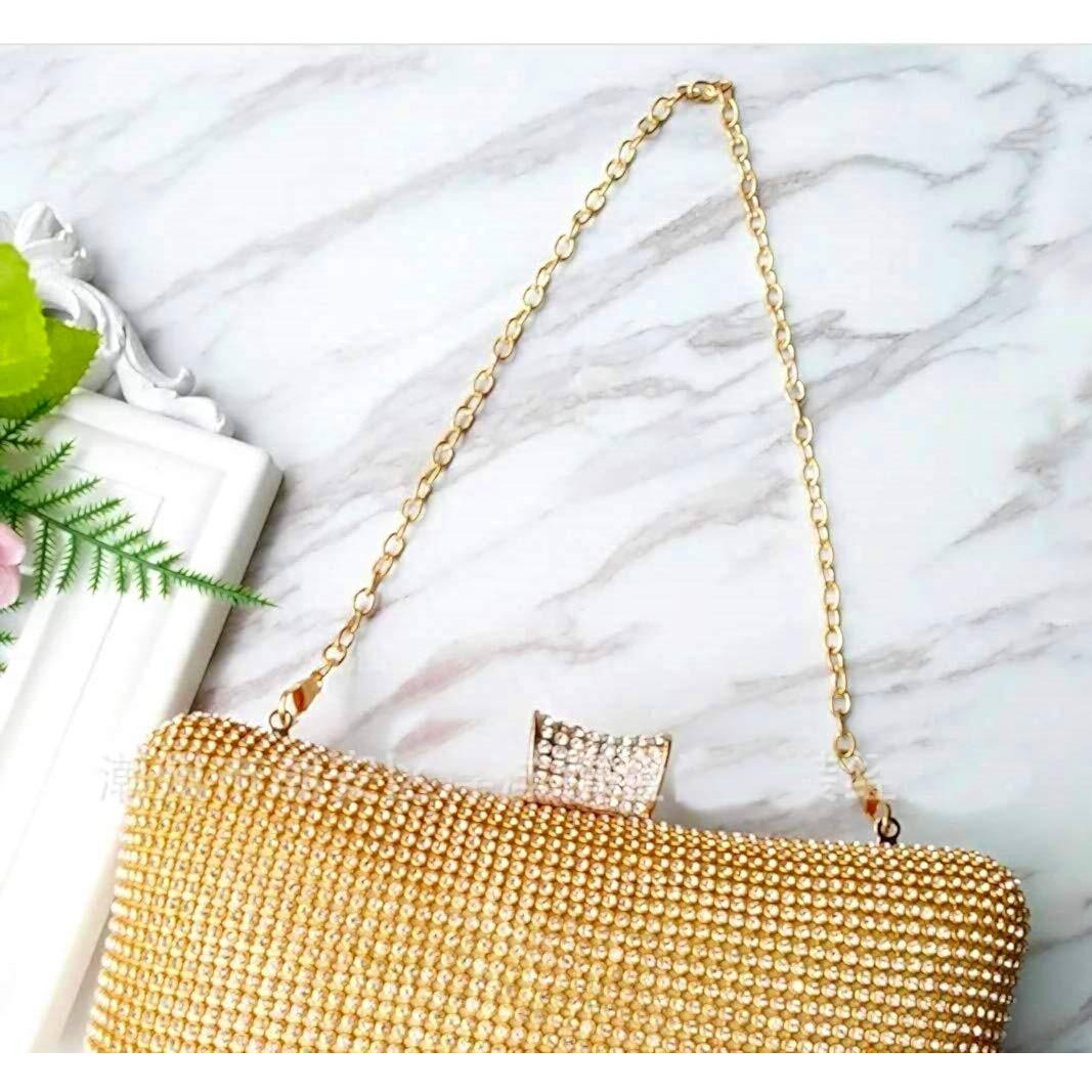 TOOBA Women s Beautiful Flower Box Clutch Bag | Detachable Chain Sling Strap| Ladies Purse Wallet