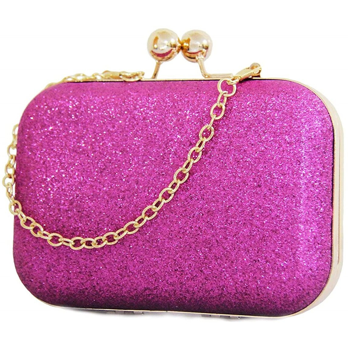 Tooba Women s Clutch (Sparkling Purple)