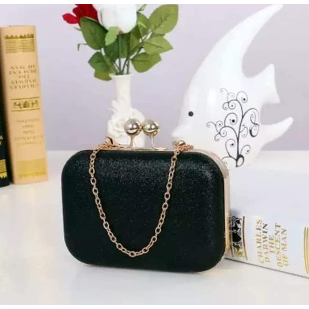 TOOBA Handicraft Hand Embroidered Box Clutch Bag Purse for Bridal, Casual, Wedding Bag for Women & Girls