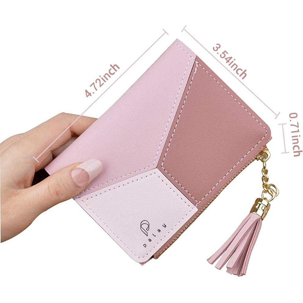 PALAY Small Women s Wallet -PU Leather Multi Wallets | Credit Card Holder | Coin Purse Zipper -Small Secure Card Case/Gift wallet for women and girls