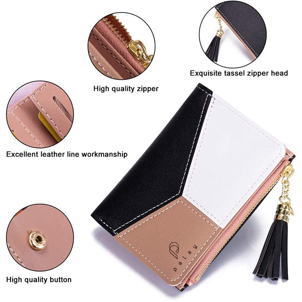PALAY Small Women s Wallet -PU Leather Multi Wallets | Credit Card Holder | Coin Purse Zipper -Small Secure Card Case/Gift wallet for women and girls