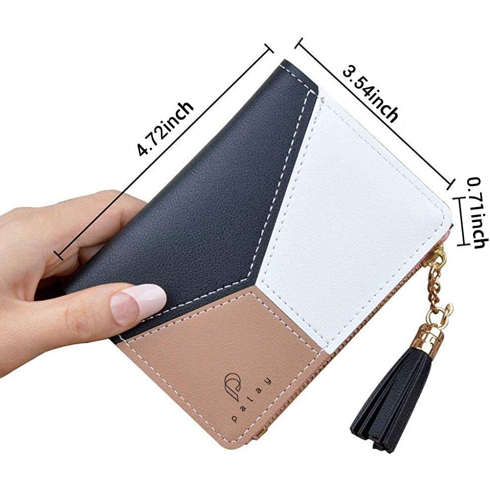 PALAY Small Women s Wallet -PU Leather Multi Wallets | Credit Card Holder | Coin Purse Zipper -Small Secure Card Case/Gift wallet for women and girls