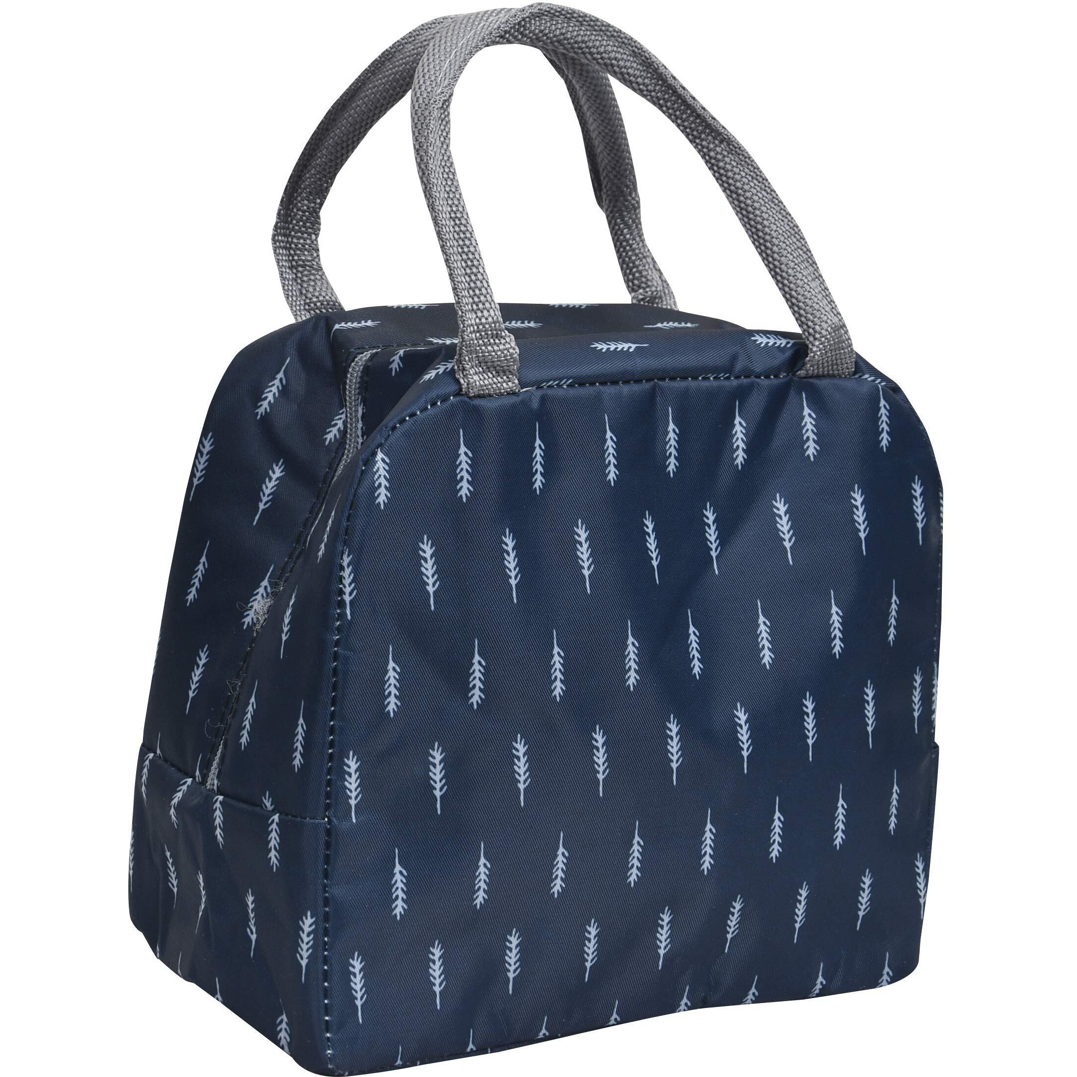 Yellow Weaves Insulated Travel Lunch/Tiffin/Storage Bag For Office, College & School Polyester, Regular Size (Blue), 8 Liter