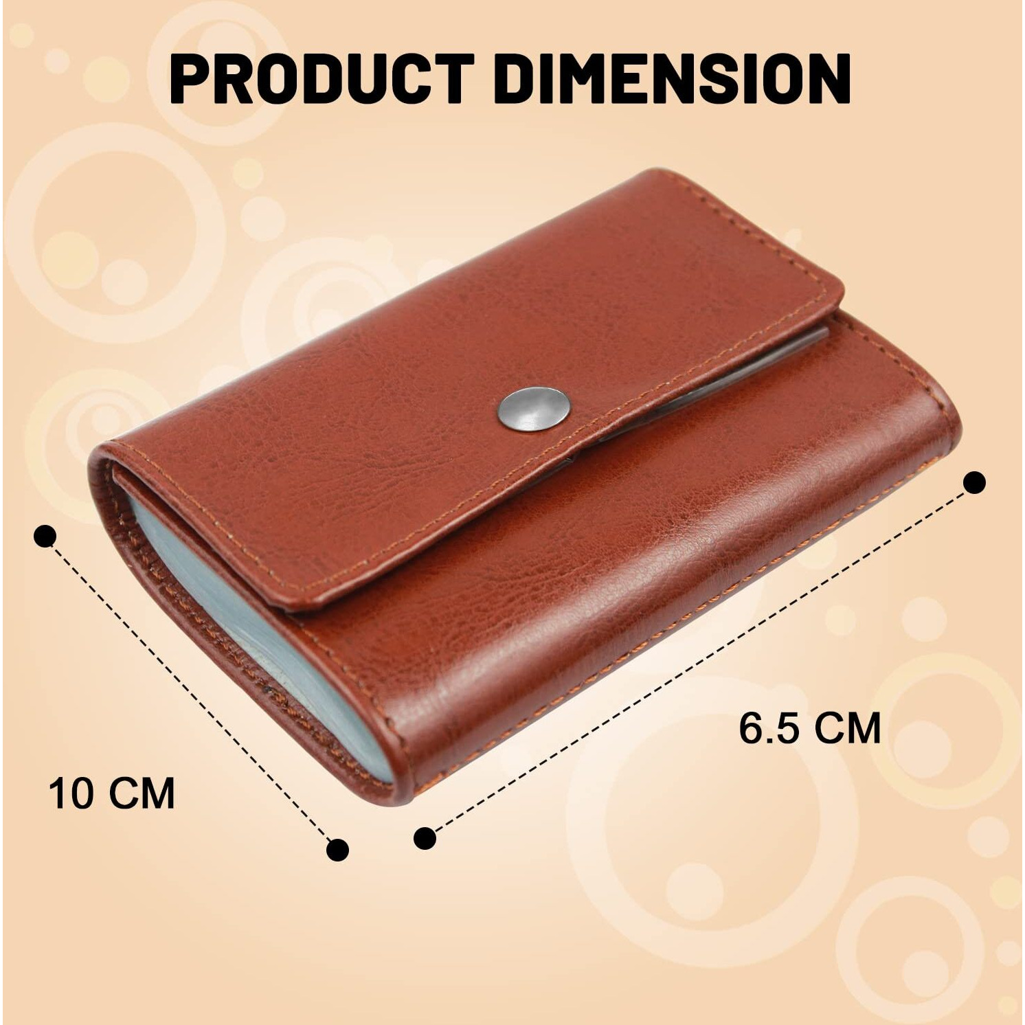 OFIXO Artificial Leather Unisex Wallet (Brown)
