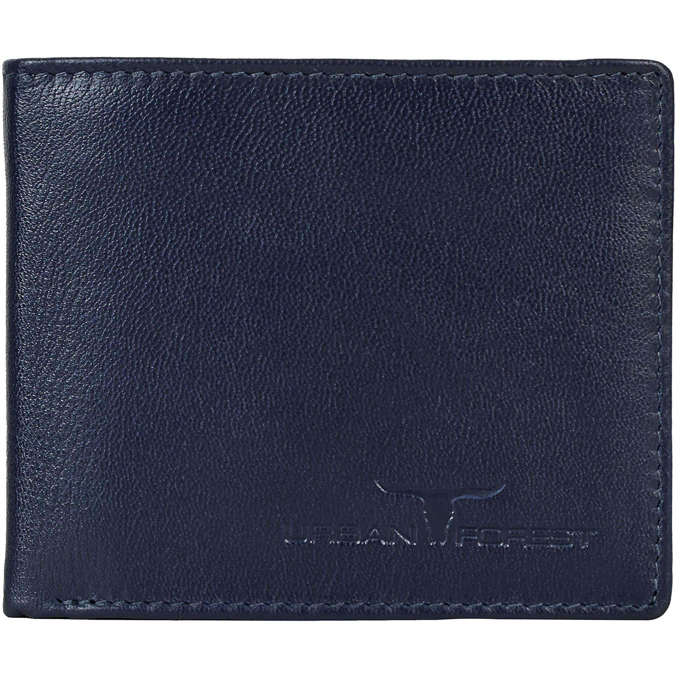 URBAN FOREST James Leather Wallet Combo for Men - Classic Blue Men s Leather Wallet, Keyring & Pen Combo Gift Set for Men