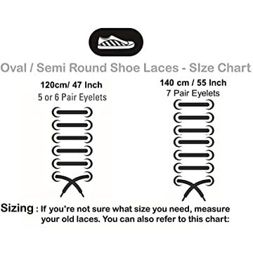 SHOESHINE Round Oval Shoe Lace 4 mm Thick Shoelace for Sport, Casual, Hiking, Sneaker Shoes & Boot (OVL_604)