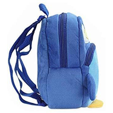 blue tree Soft Toy School Bag Backpack for Kids 3 to 5 Years, Girls, Boys, Best Birthday Gift for Kids/School Bag (Penguin (Blue))