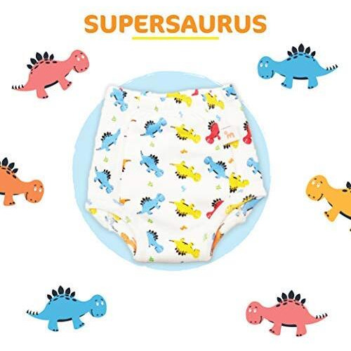 superbottoms Padded Underwear for Babies | for Potty Training & Mess-Free Diaper-Free time | 3 Layers of Cotton Padding | Absorb 1 Pee | Pull-up Style Potty Trainers