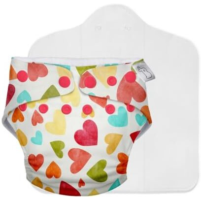 SuperBottoms NEW UNO Freesize Cloth Diaper | Cloth diaper for babies 3M to 3Y | Washable & Reusable cloth diaper | Comes with cloth diaper insert | 1 Diaper and 1 Organic cotton Soaker