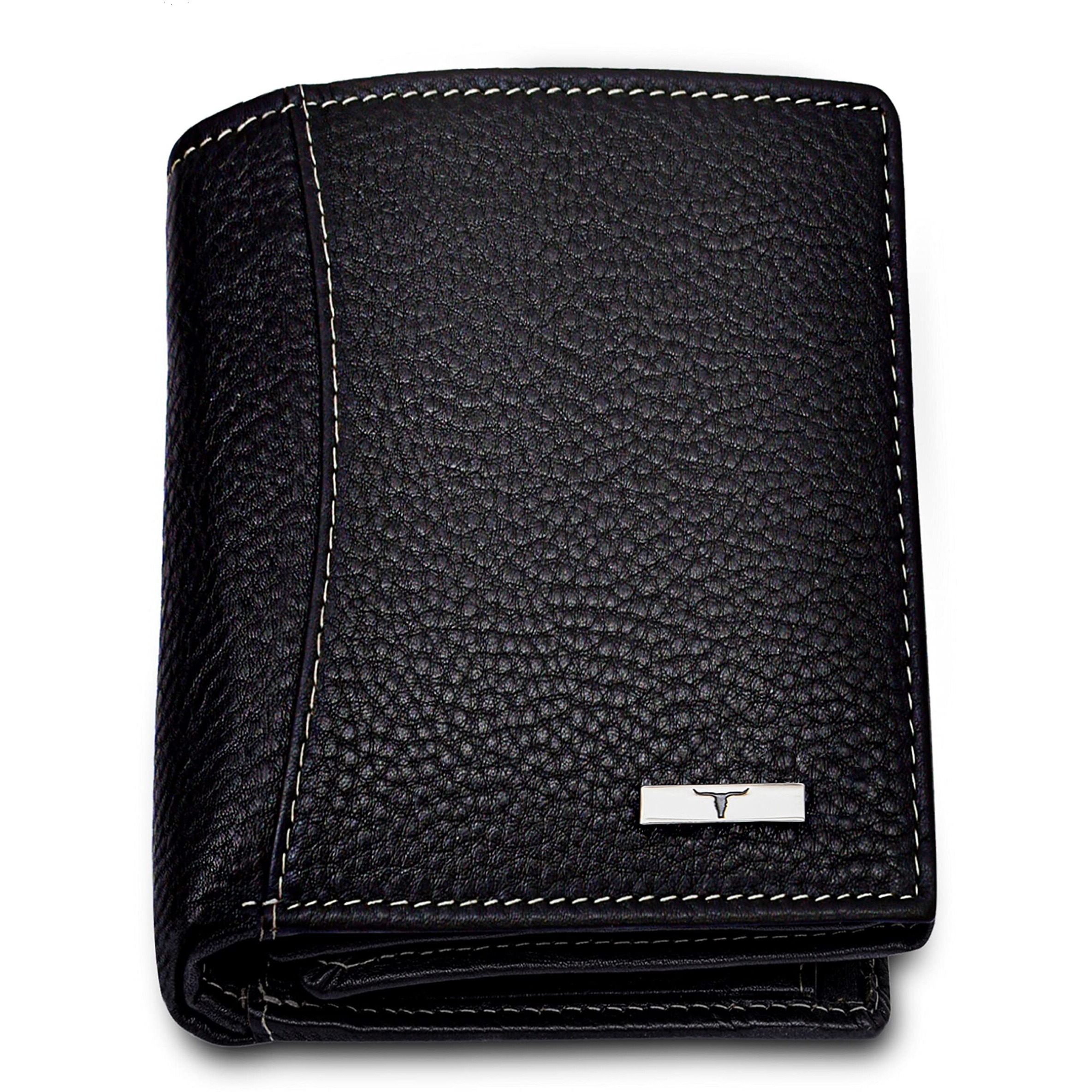 URBAN FOREST Orlando Men s Black Leather Wallet
