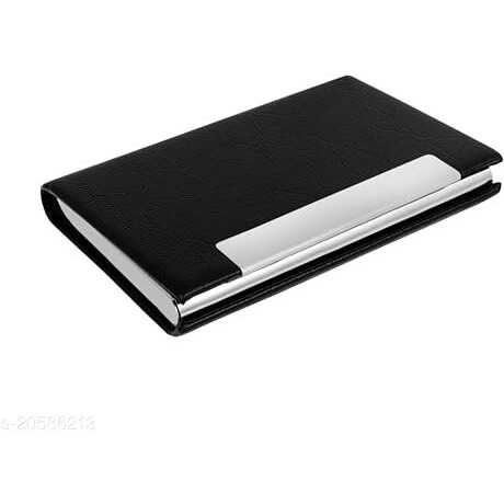 OFIXO Card Holder Credit Card Package Card Holder Business Card Case Black Leather Visiting (OFX-1182)