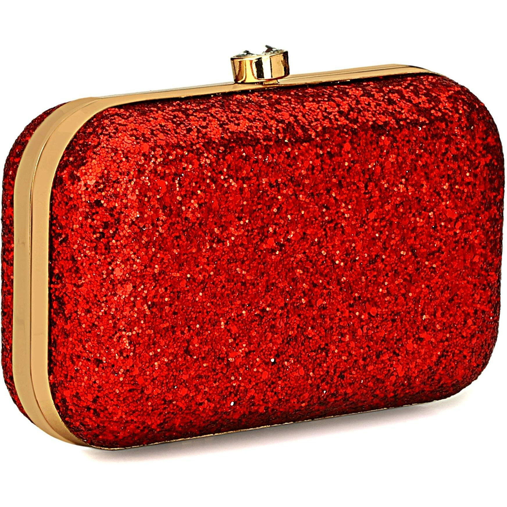 TOOBA Handicraft Hand Embroidered Box Clutch Bag Purse for Bridal, Casual, Wedding Bag for Women & Girls