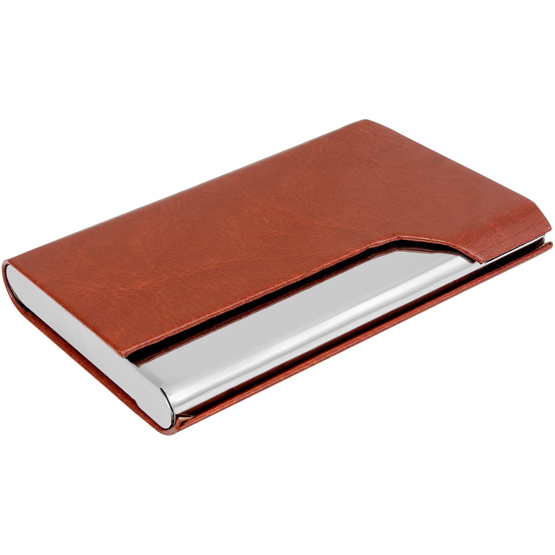 OFIXO Professional Metal Business Card Holder Pocket Credit Card Case Wallet Card Carrier for Men and Women (OFX-1188)