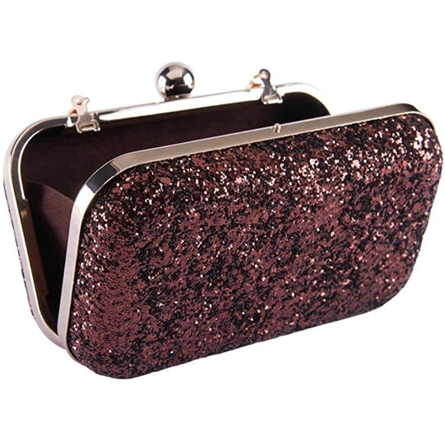 TOOBA Women s Grapes Work Box Clutch Glittering Copper