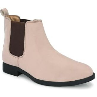 HiREL S Men s Premium Suede Chelsea Ankle Boots|Soft Cushioned Insole |Slip-Resistance|Dynamic Feet Support|Arch Support Boots For Men