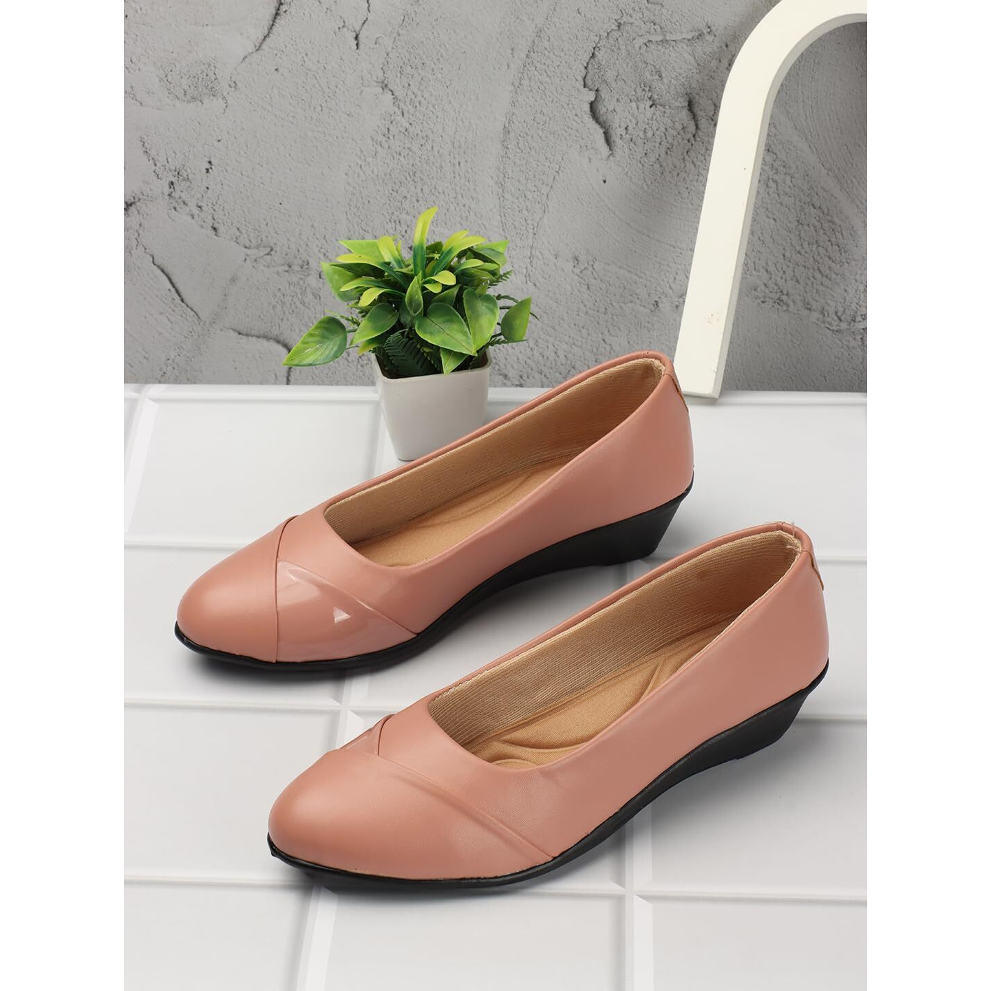 Denill Latest Collection Comfortable and Fashionable Bellies for Womens and Girls (Peach Numeric_5)
