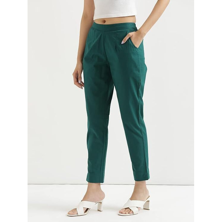 DIGITAL SHOPEE Women s Regular Fit Casual ds-Track-Pants-Green-S_Olive