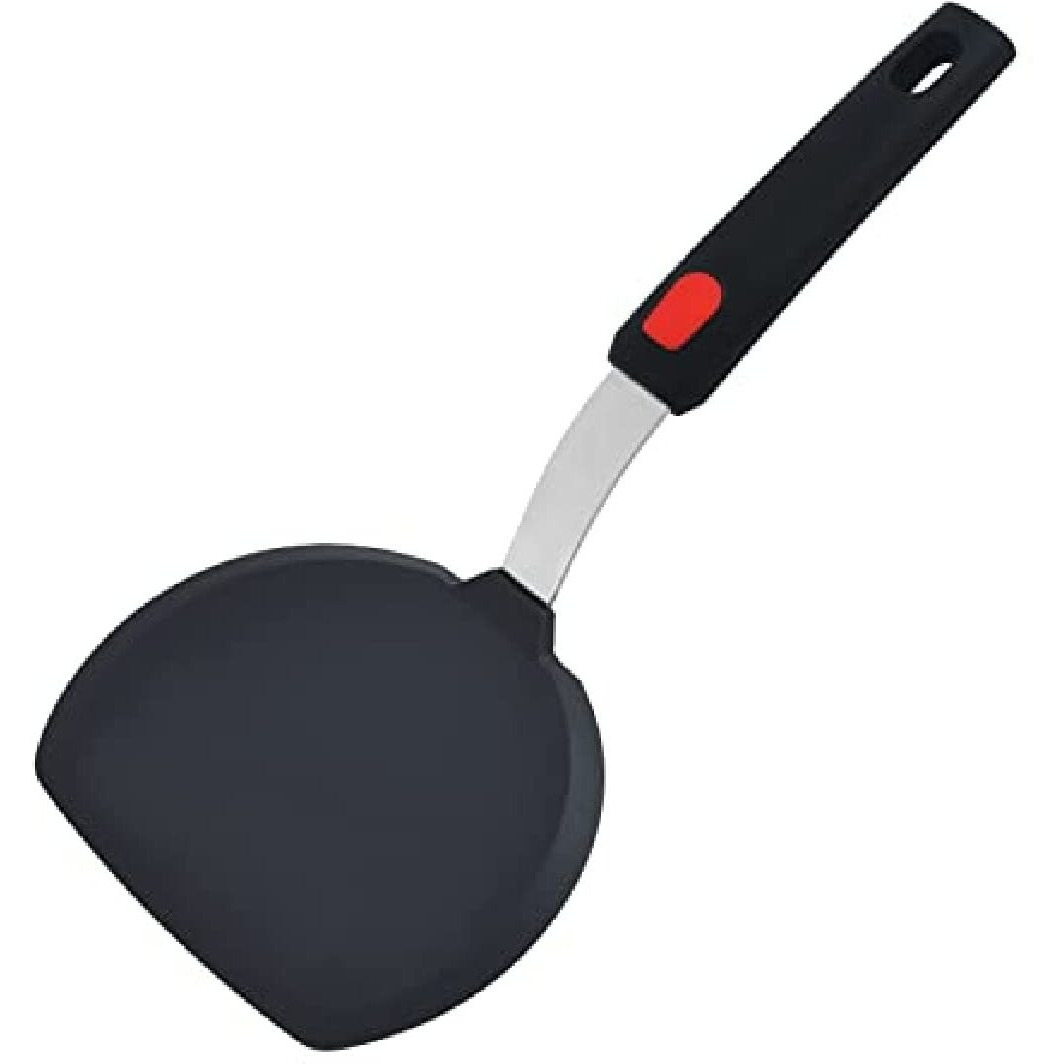 TASKHOUSE Silicone Turner Spatula Set Heat Resistant Cooking Nonstick Kitchen Utensils for Flipping Egg Fish Pancake Burger Cookie Omelet Burgers Crepes Pack of 1