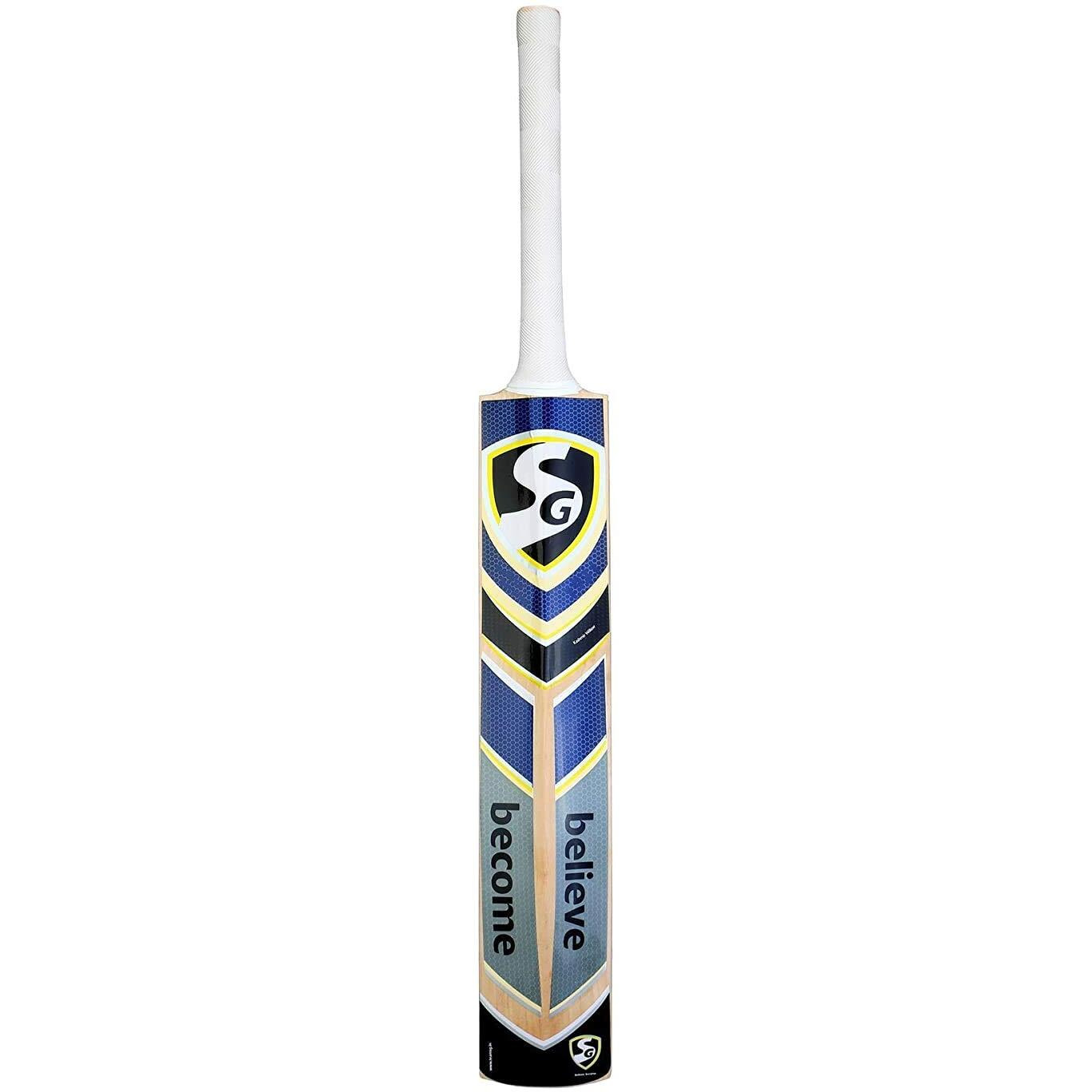 Sg Sierra Plus Kashmir Willow Cricket Bat ( Size Size 6,Leather Ball ), Multicolour, Wood