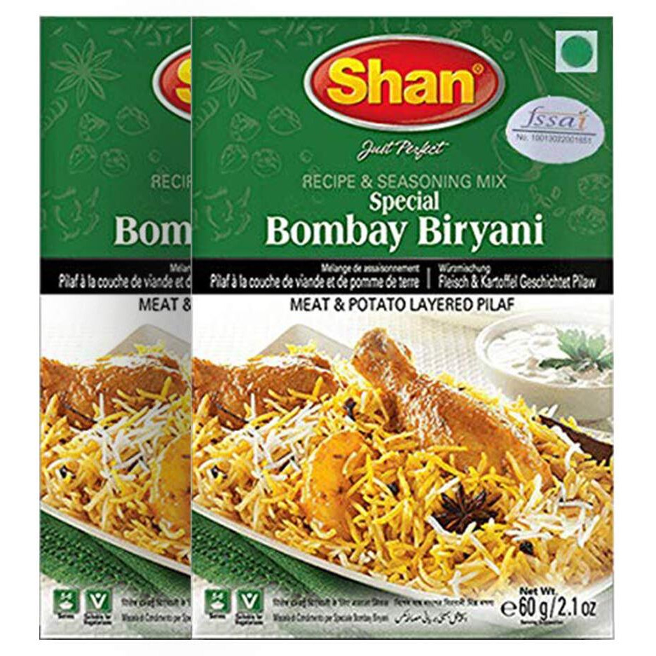 Shan Special Bombay Biryani Masala, 2.12 oz  60 g, 2 Pack