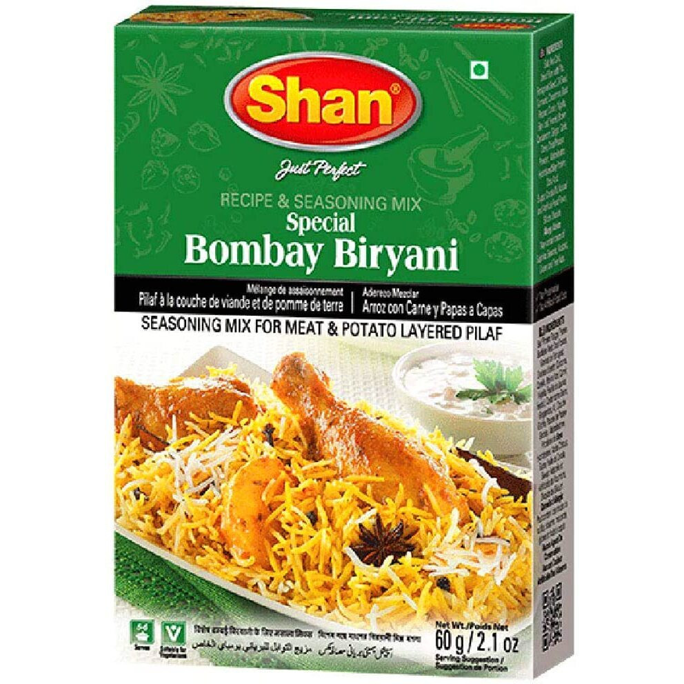 Shan Special Bombay Biryani Masala, 2.12 oz  60 g, 2 Pack