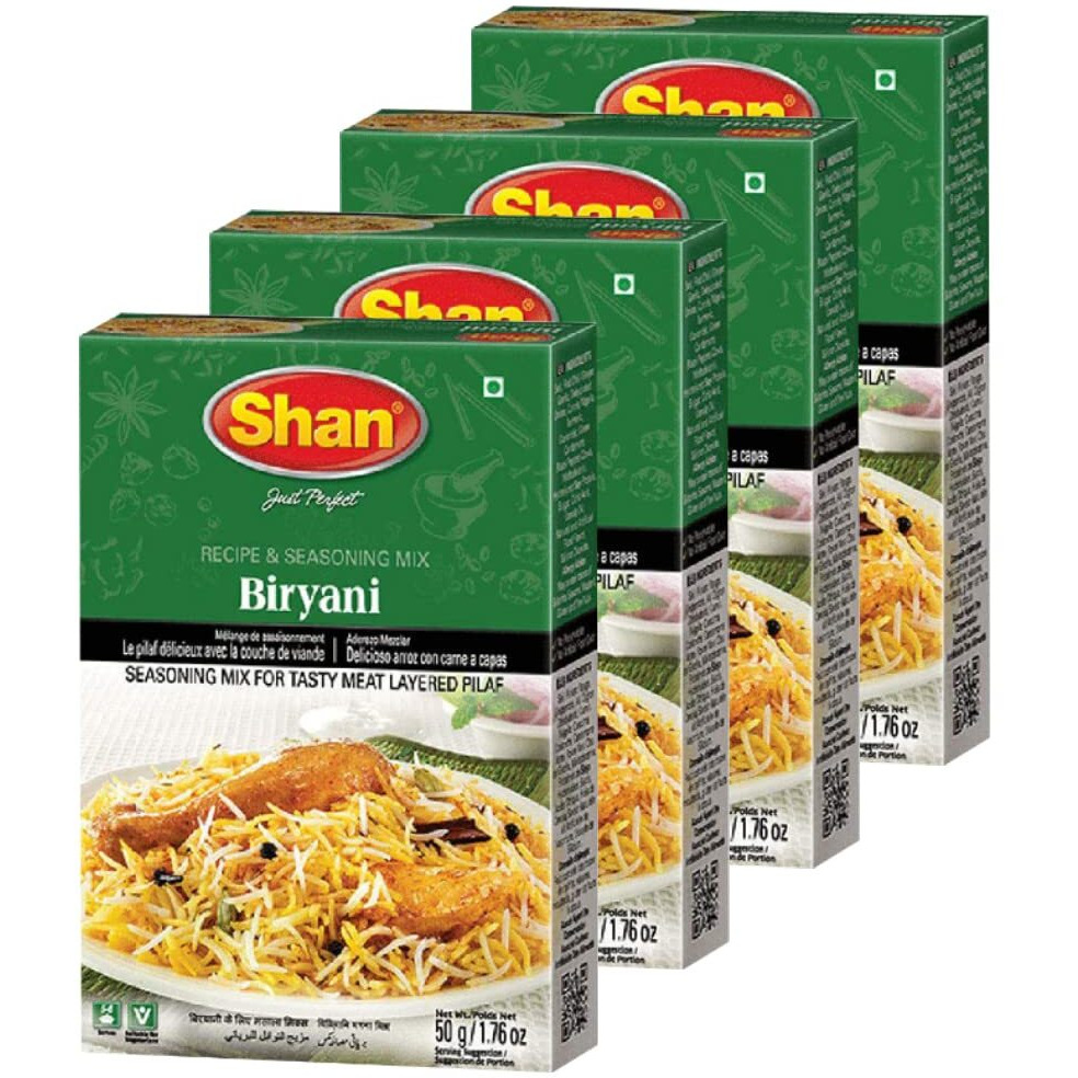 Shan Biryani Masala, 1.76 oz  50 g, 4 Pack