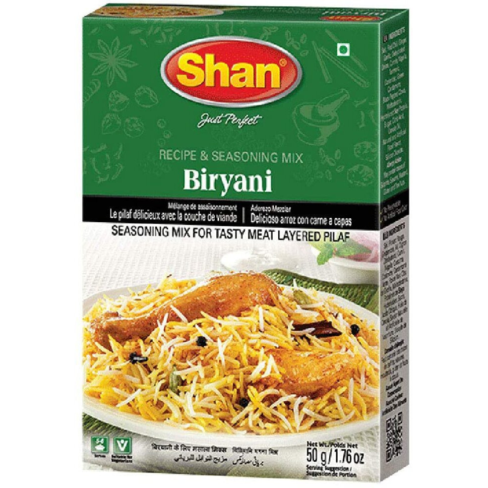 Shan Biryani Masala, 1.76 oz  50 g, 4 Pack
