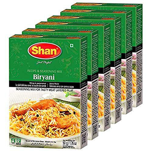 Shan Biryani Masala, 1.76 oz  50 g, 6 Pack