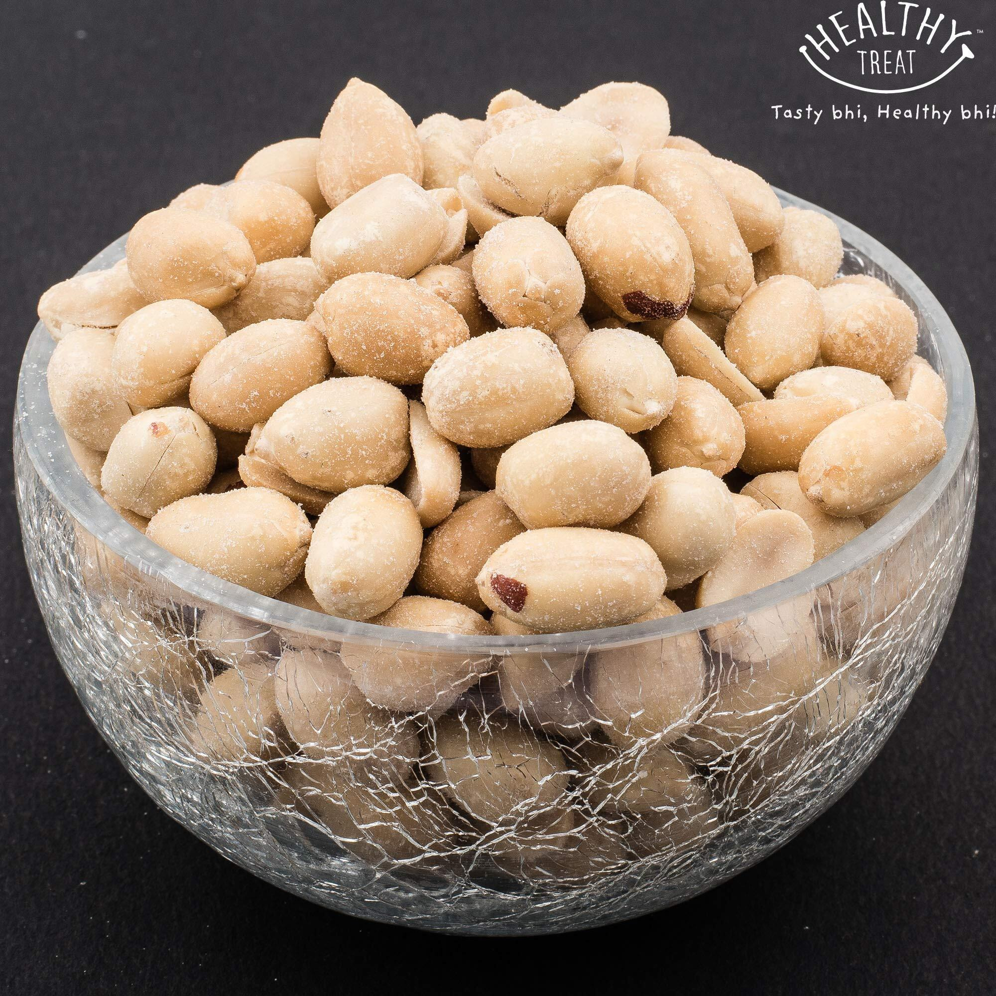 Healthy Treat Roasted Peanuts - Salted 2 kg (Pack of 10-200 gm Each)