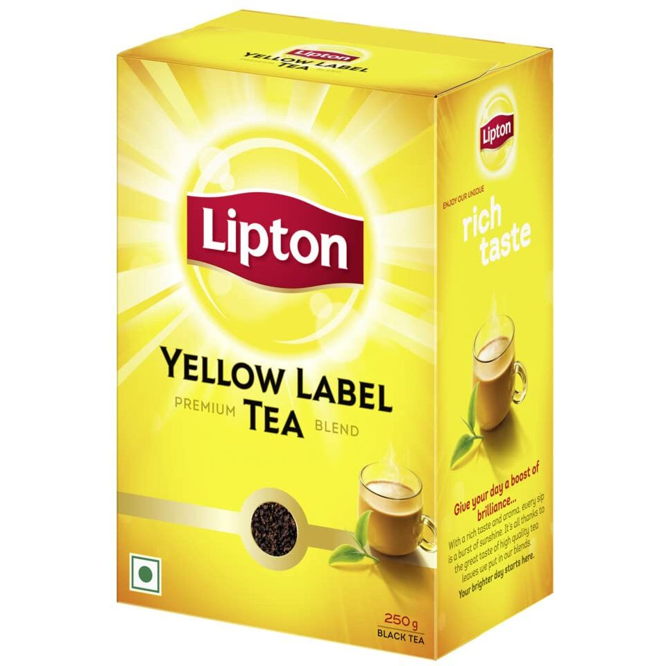 Lipton Yellow Label Leaf Carton, 250g