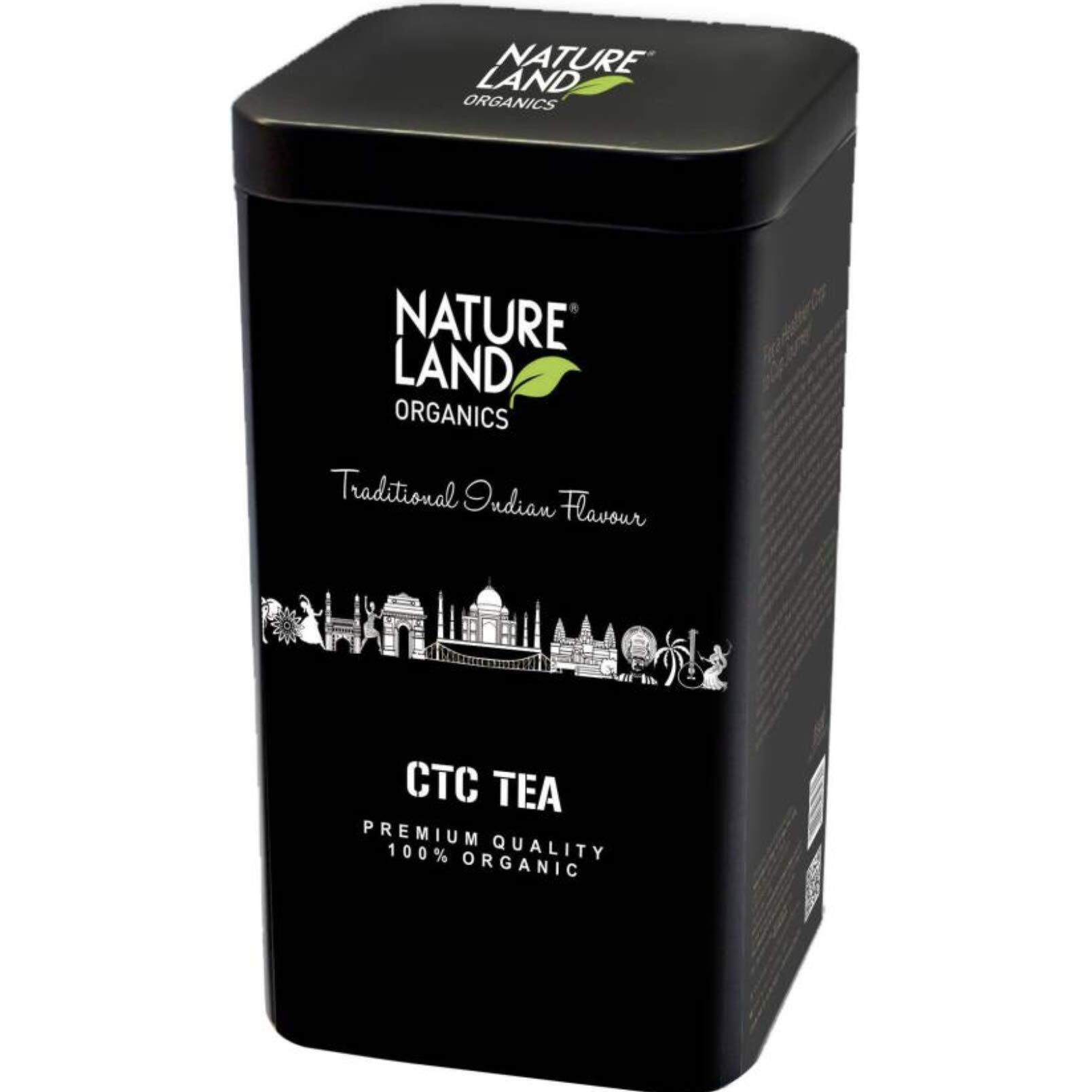 Natureland Organics CTC Tea 250 gm, 100% Organic Strong Black Tea