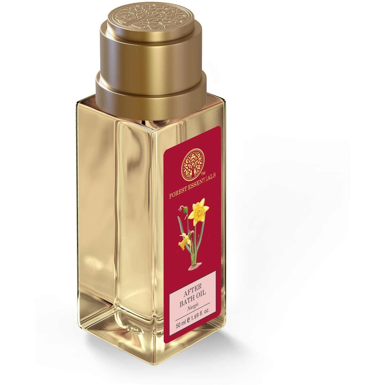 Forest Essentials After Bath Oil Nargis | Ayurvedic Scented Natural After Shower Oil | For Nourished & Moisturised Skin
