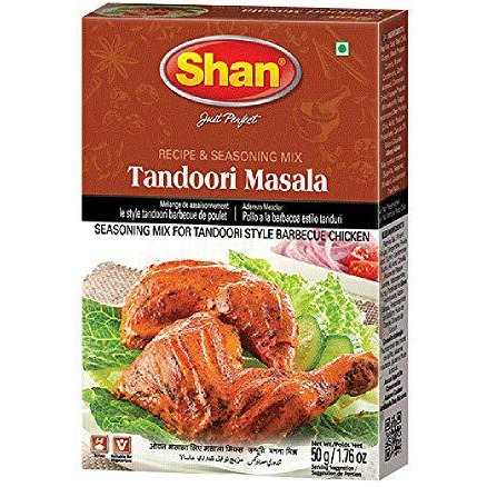 Shan Chicken Tikka Recipe and Seasoning Mix, 6 X 50 g