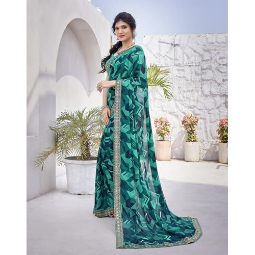 Yashika Woven Georgette Womens Saree (AZ-YS-P1-CHAYA-KIYARA-MAYA-ZUBIYA-Parent_Rama)