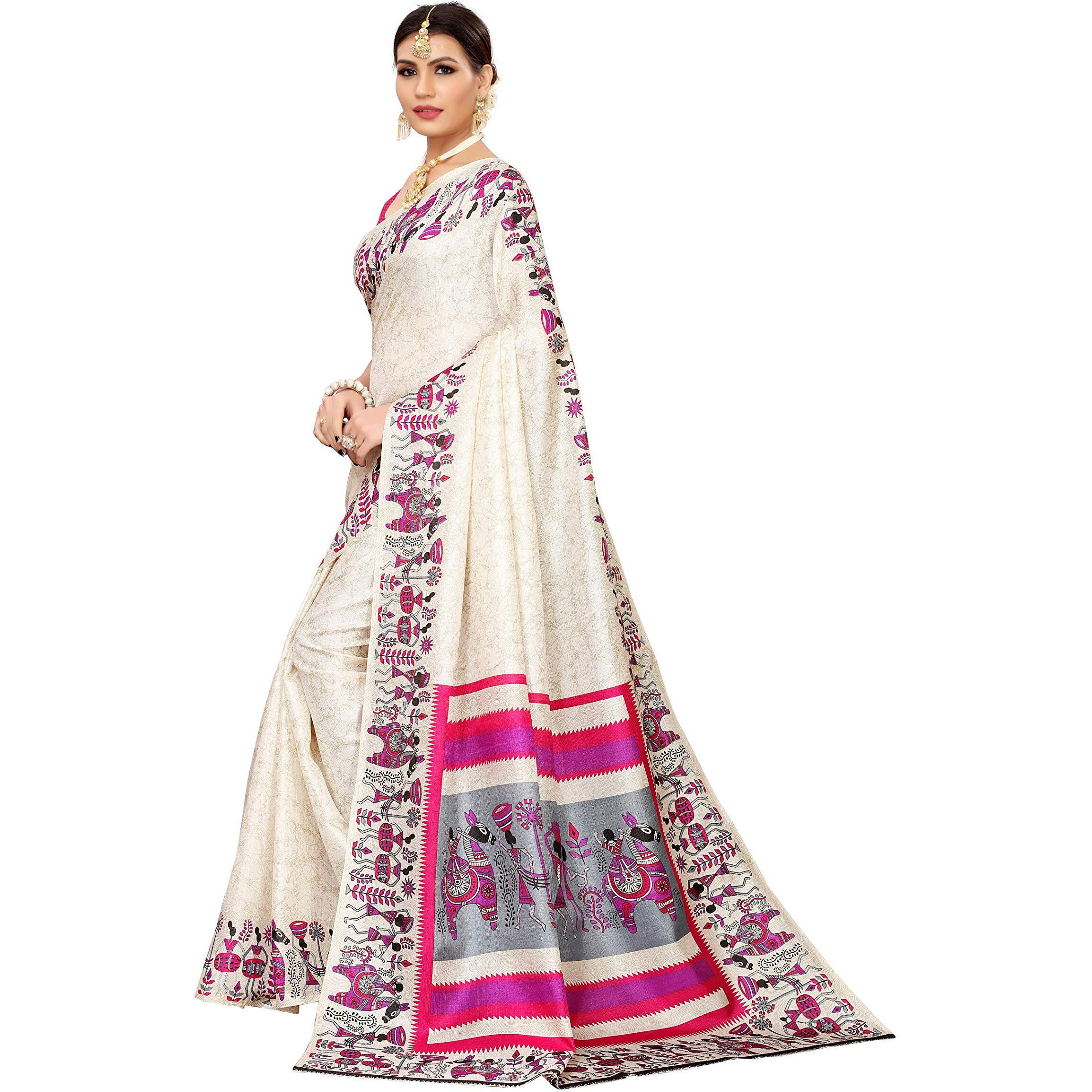 Yashika Women khadi saree SDPL-VIVO PINK