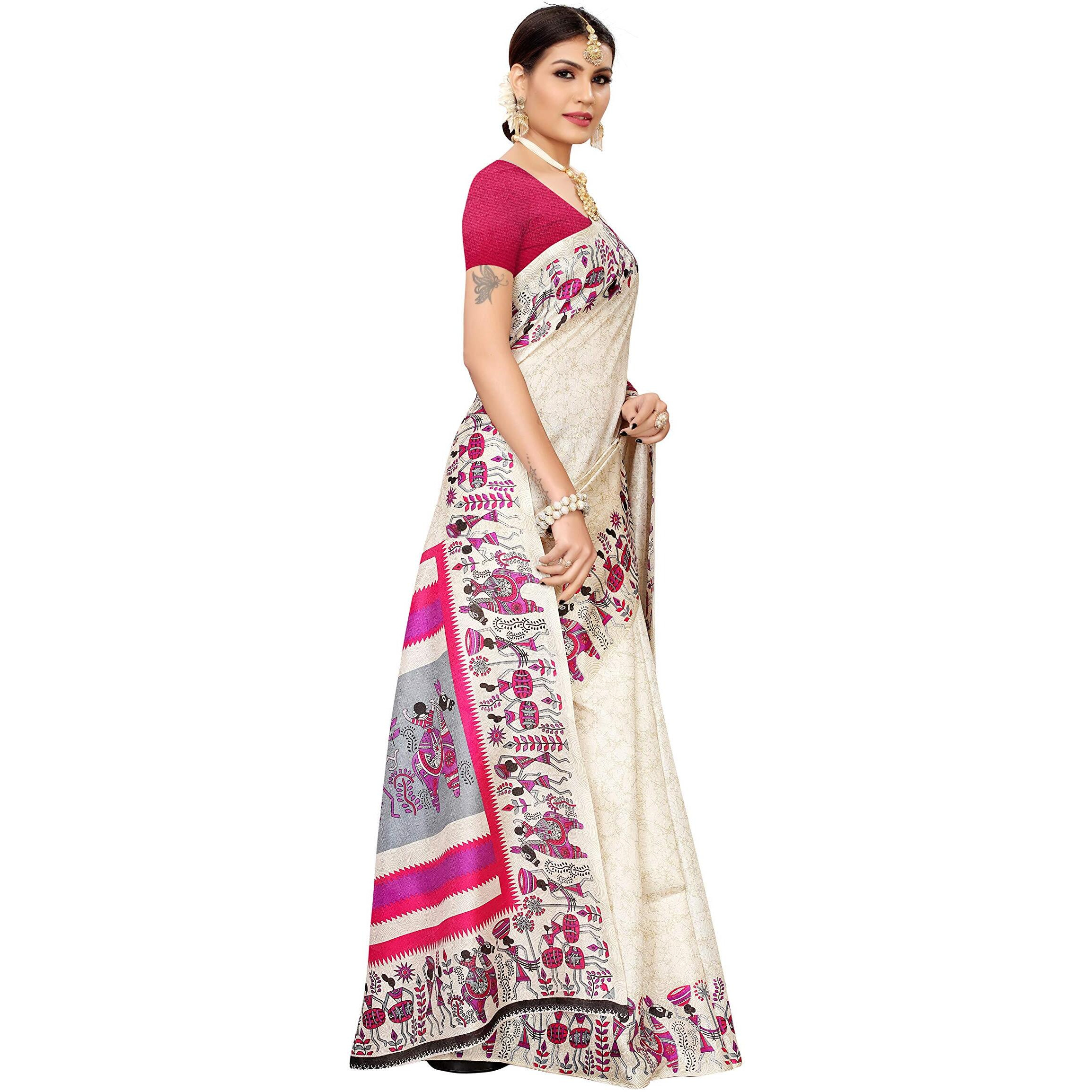 Yashika Women khadi saree SDPL-VIVO PINK