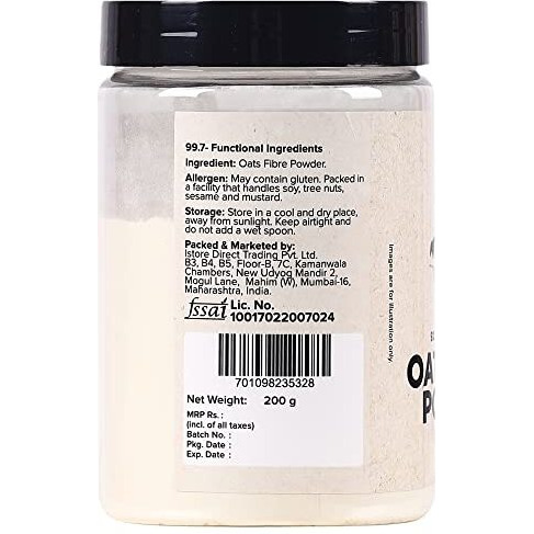 Urban Platter Oats Fiber Powder, 200g