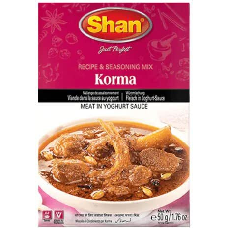 Shan Best Ingredients Spice Mix Korma Masala, 50 g (Set of 3)