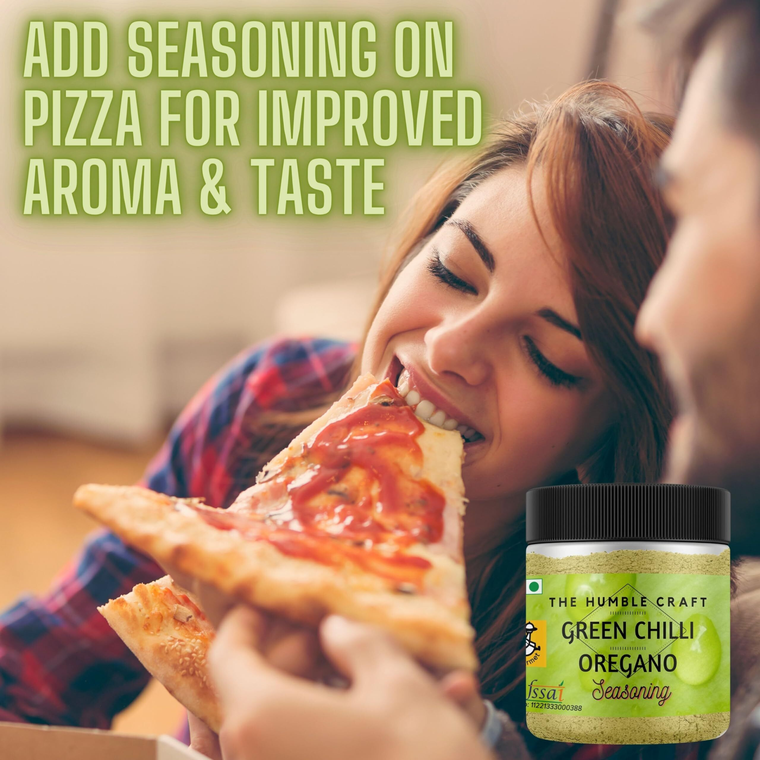 The Humble Craft Oregano Seasoning - Pizza, Garlic Bread, Pasta, Bagel & Italian Chilli Oregano Seasoning Mix - 250gms