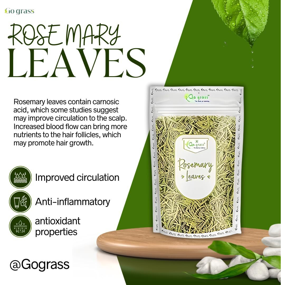 GO GRASS Rosemary Dried Leaf (200gm)