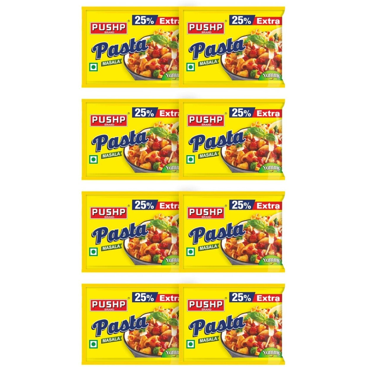 Pushp Brand Pasta Masala (Pack Of 40), 280 Grams