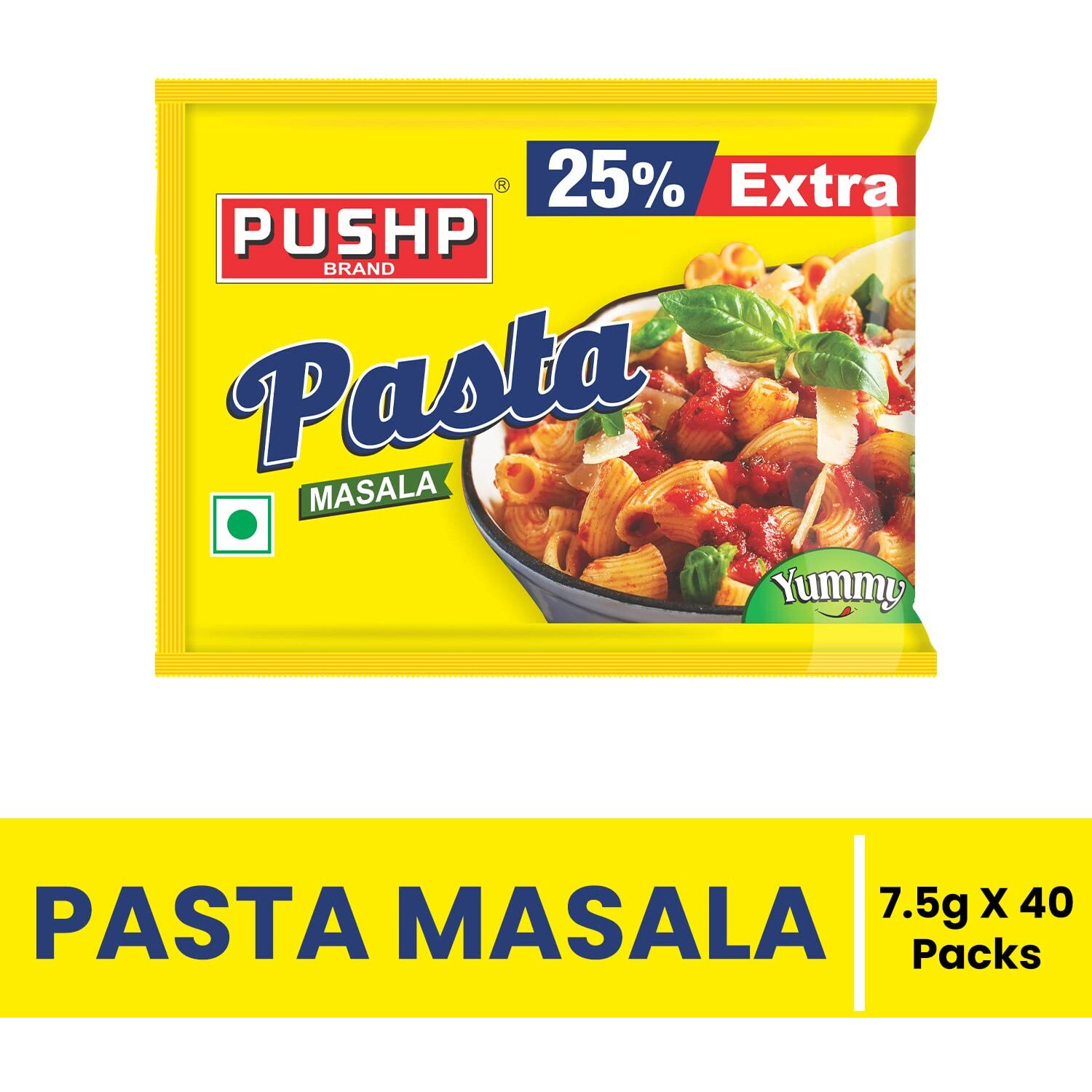 Pushp Brand Pasta Masala (Pack Of 40), 280 Grams