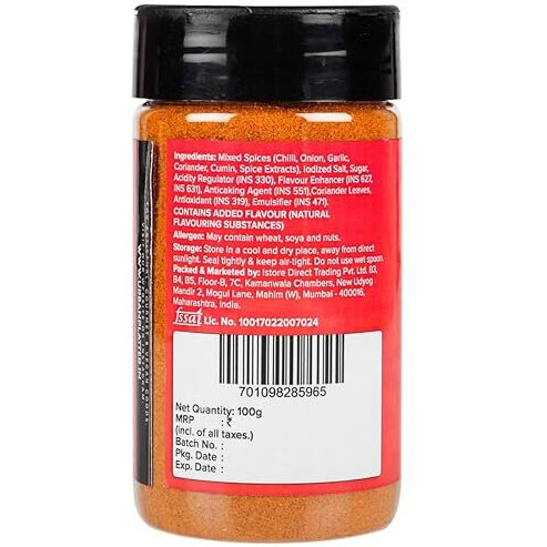 Urban Platter Mexican Chipotle Seasoning, 100g (Authentic Mexican Style Seasoning for Fries, Appetizers, dips and more)