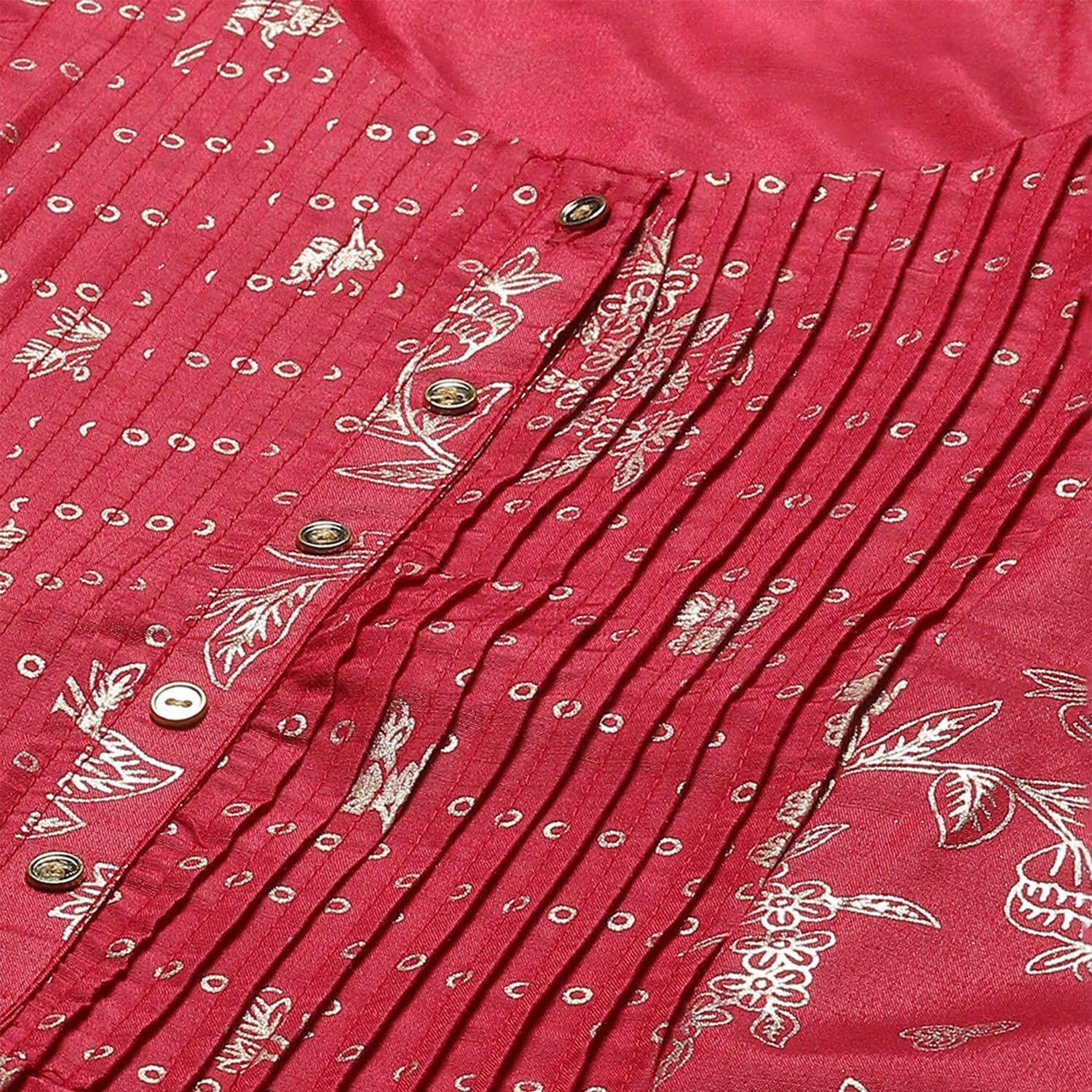 BIBA WOMEN PRINTED FITTED MIX AND MATCH(ASSORTED1837E_FUCHSIA_38)